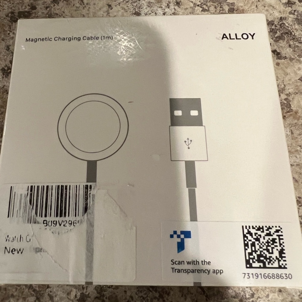 Non apple charger for Apple Watch. This is for 2 chargers. NIB.